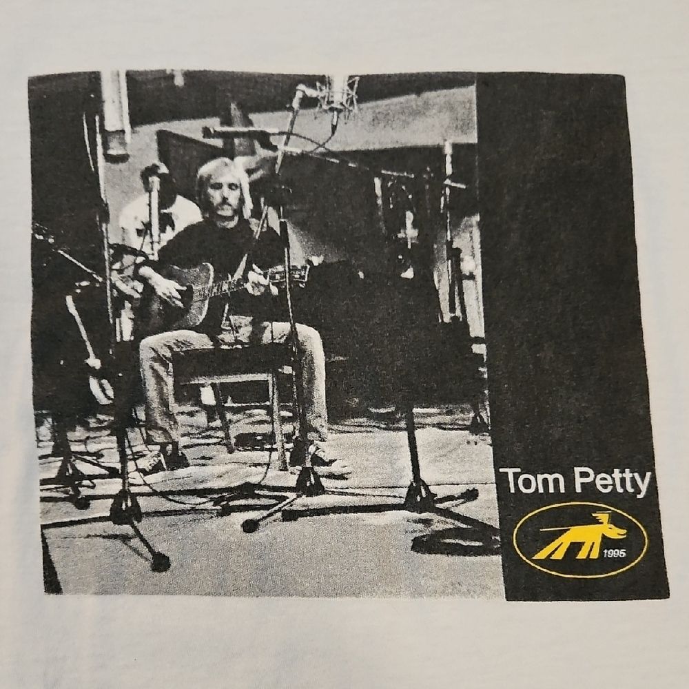 Tom Petty White Graphic T-Shirt Size S - Picture 2 of 7